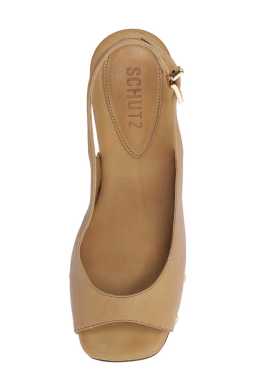 Schutz Rose Slingback Platform Sandal In Multi