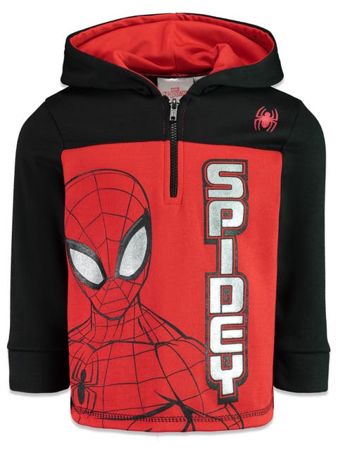 Spider-Man Fleece Quarter-Zip Hoodie