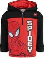 Marvel Spider-Man Fleece Quarter-Zip Hoodie