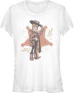 Toy Story 5 Junior's Toy Story 5 I Am Woody Badge Graphic T-Shirt