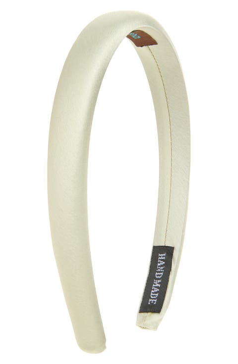 Skinny Padded Satin Headband