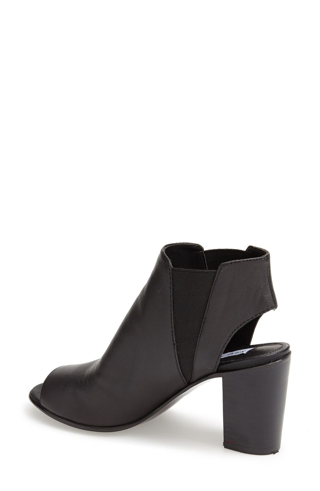 Steve Madden 'Nobel' Open Toe Bootie, Alternate, color, 