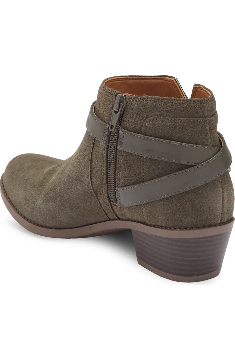 Vionic Farrah Bootie, Alternate, color, Dark Khaki Suede