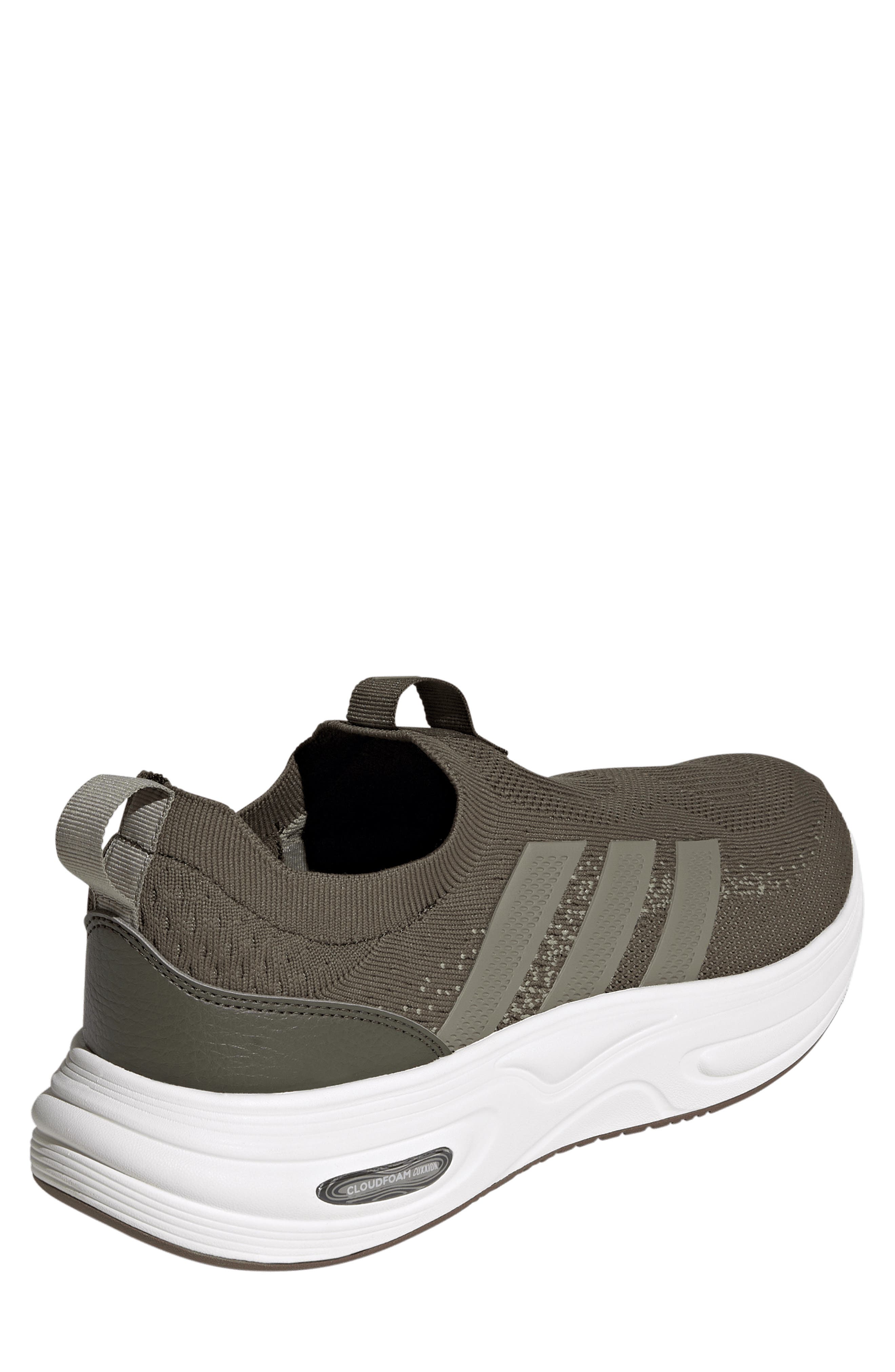 adidas Cloudfoam Cuxxion Slip-On Sneaker, Alternate, color, Cargo/ Silver Pebble/ Green
