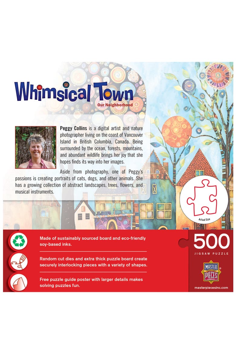 Our Neighborhood 500 Piece Jigsaw Puzzle, Alternate, color, Multicolor