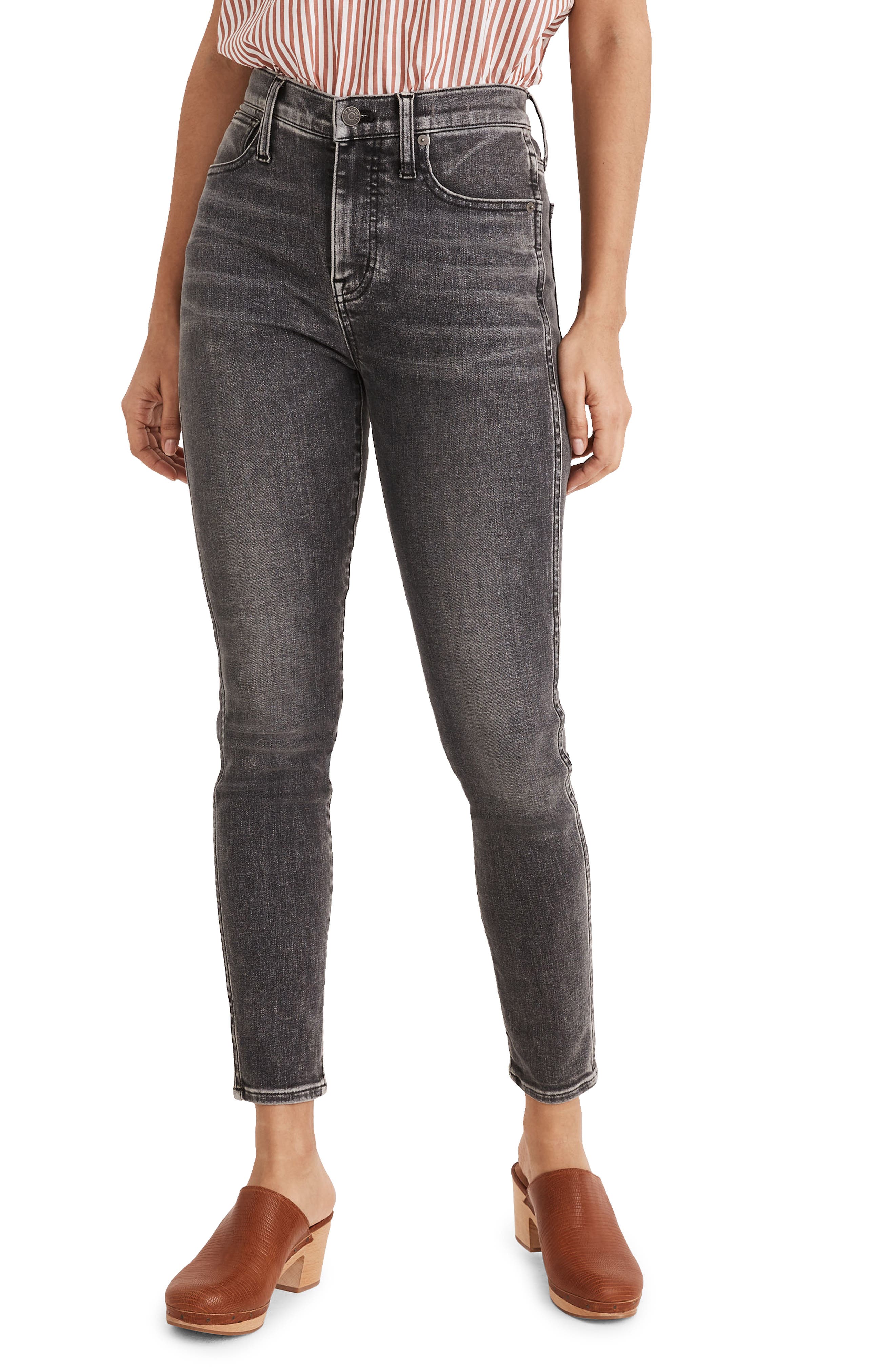 Madewell 10-Inch High Waist Skinny Crop Jeans (Women) | Nordstrom