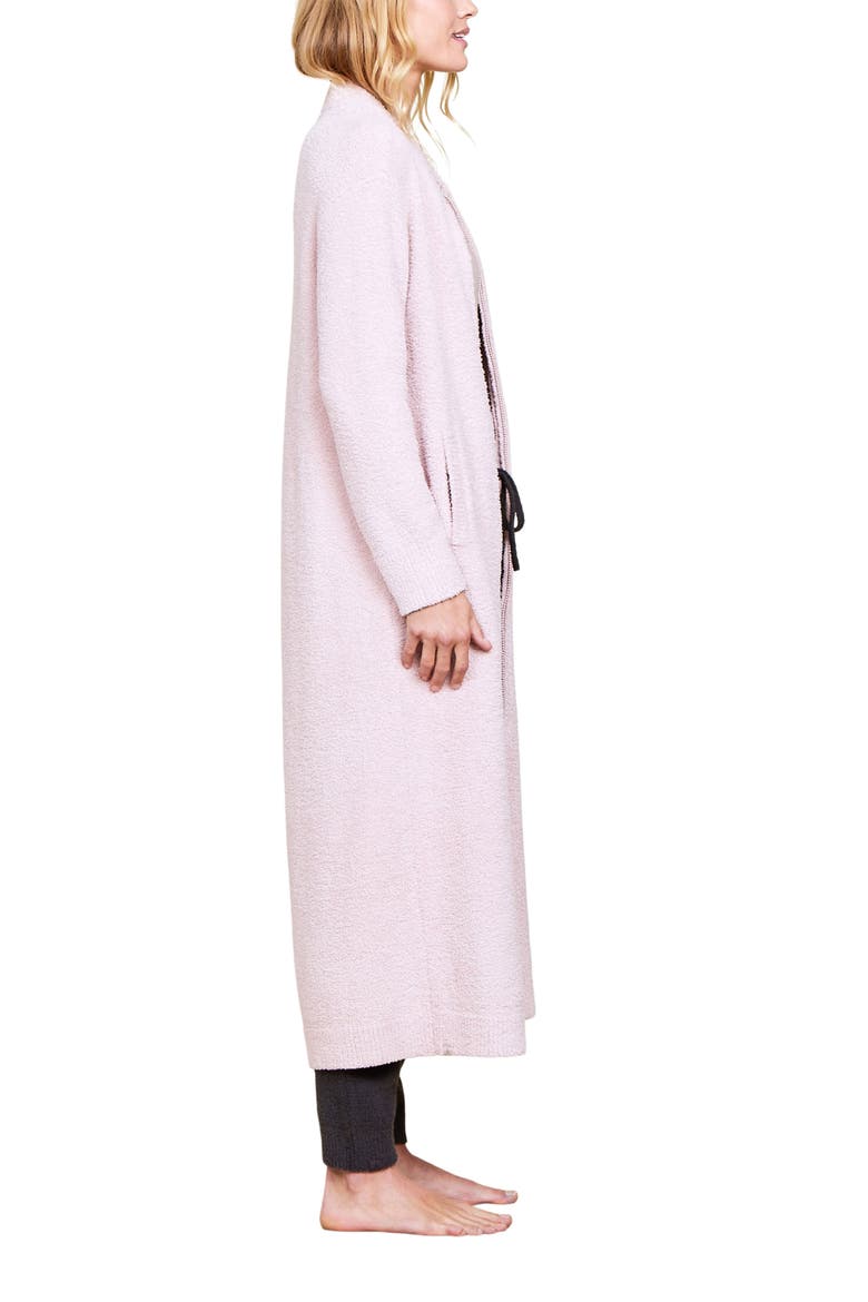 CozyChic™ Front Zip Robe, Alternate, color, HE DUSTY ROSE-WHITE