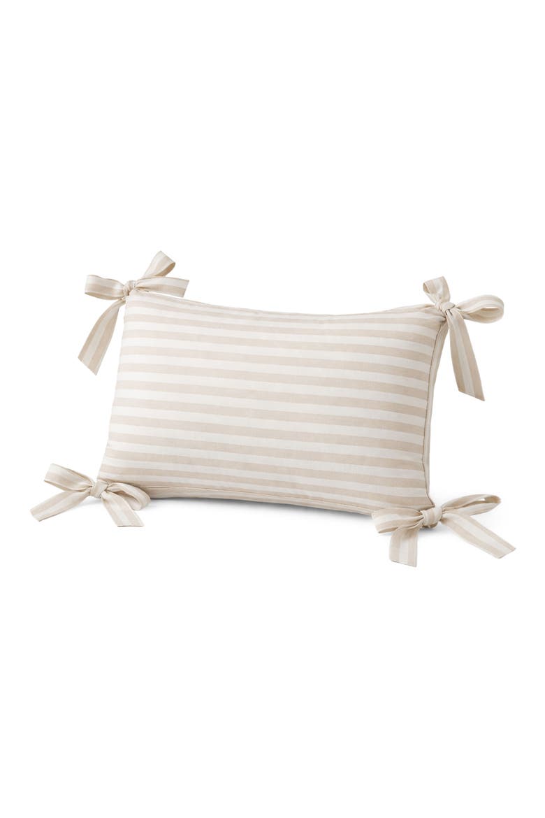 Block Stripe Pillow Sham, Alternate, color, TAUPE