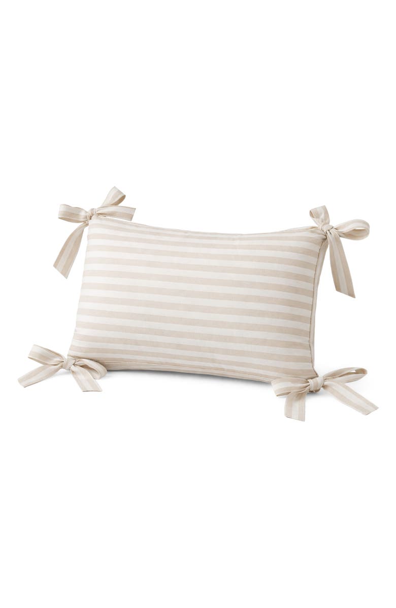 Domani Home Block Stripe Pillow Sham, Alternate, color, Taupe