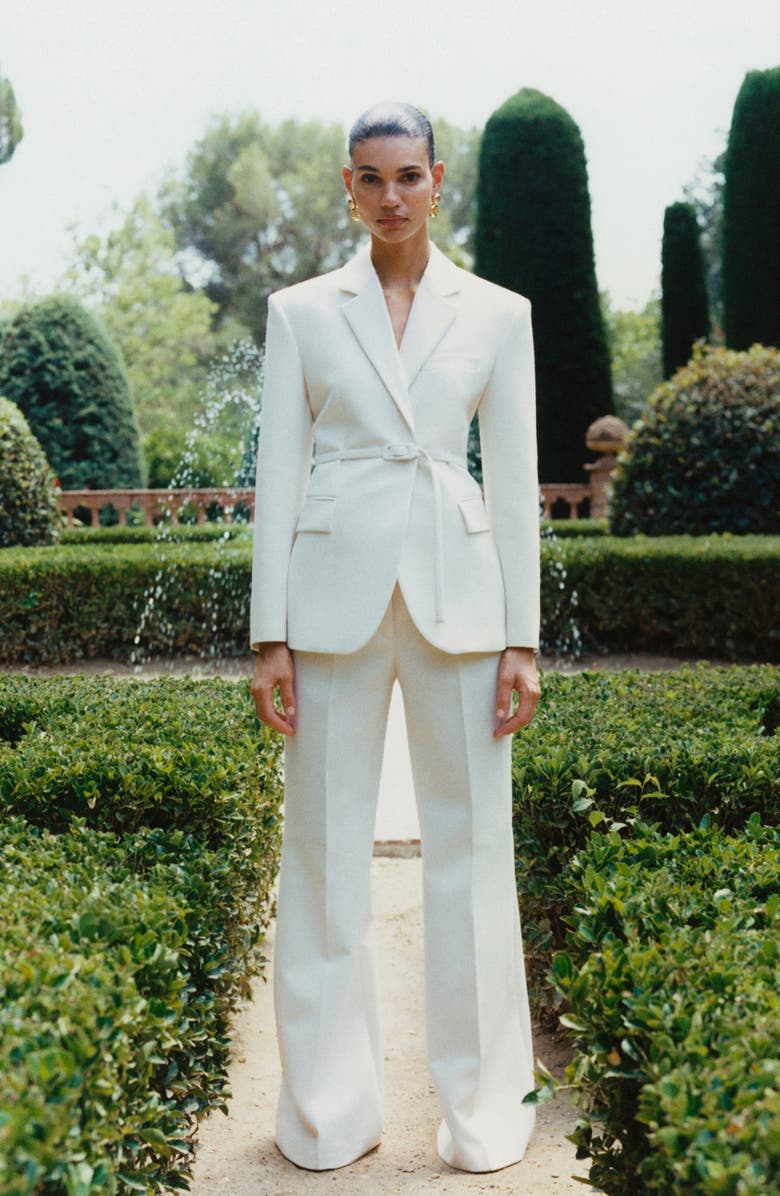 MANGO Flare Suiting Pants, Alternate, color, 