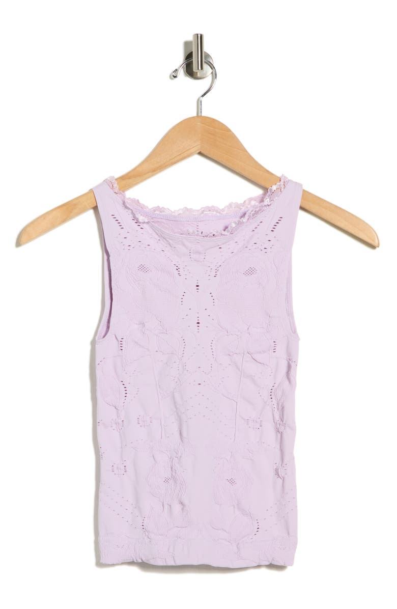 Free People Flirty Flutters Tank, Alternate, color, Lavender