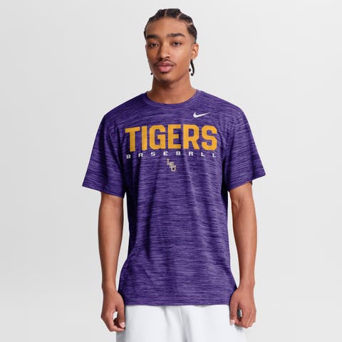 Men's Nike Purple LSU Tigers Dugout Velocity Dri-FIT T-Shirt