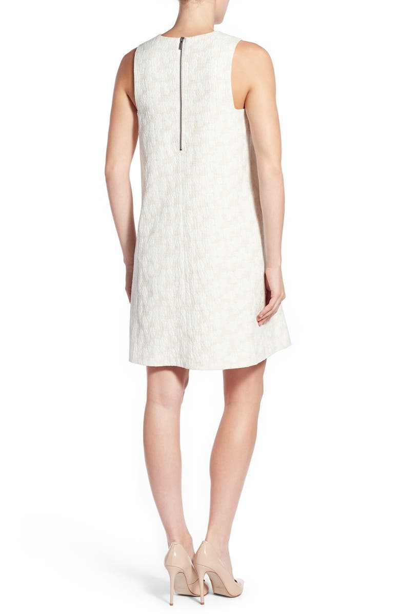 Halogen<sup>®</sup> Jacquard Sleeveless Shift Dress, Alternate, color, 