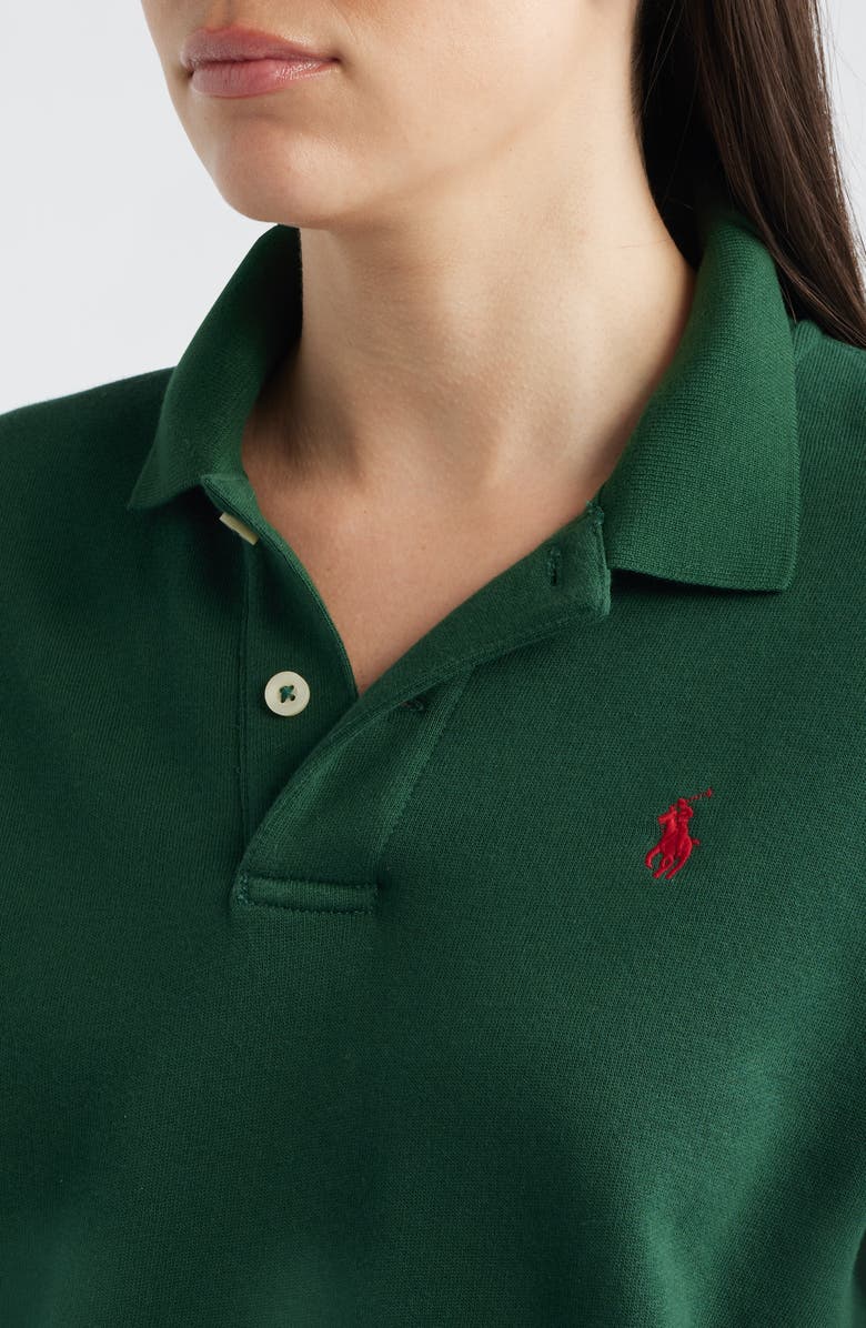 Polo Ralph Lauren Cotton Blend Fleece Polo Sweatshirt, Alternate, color,