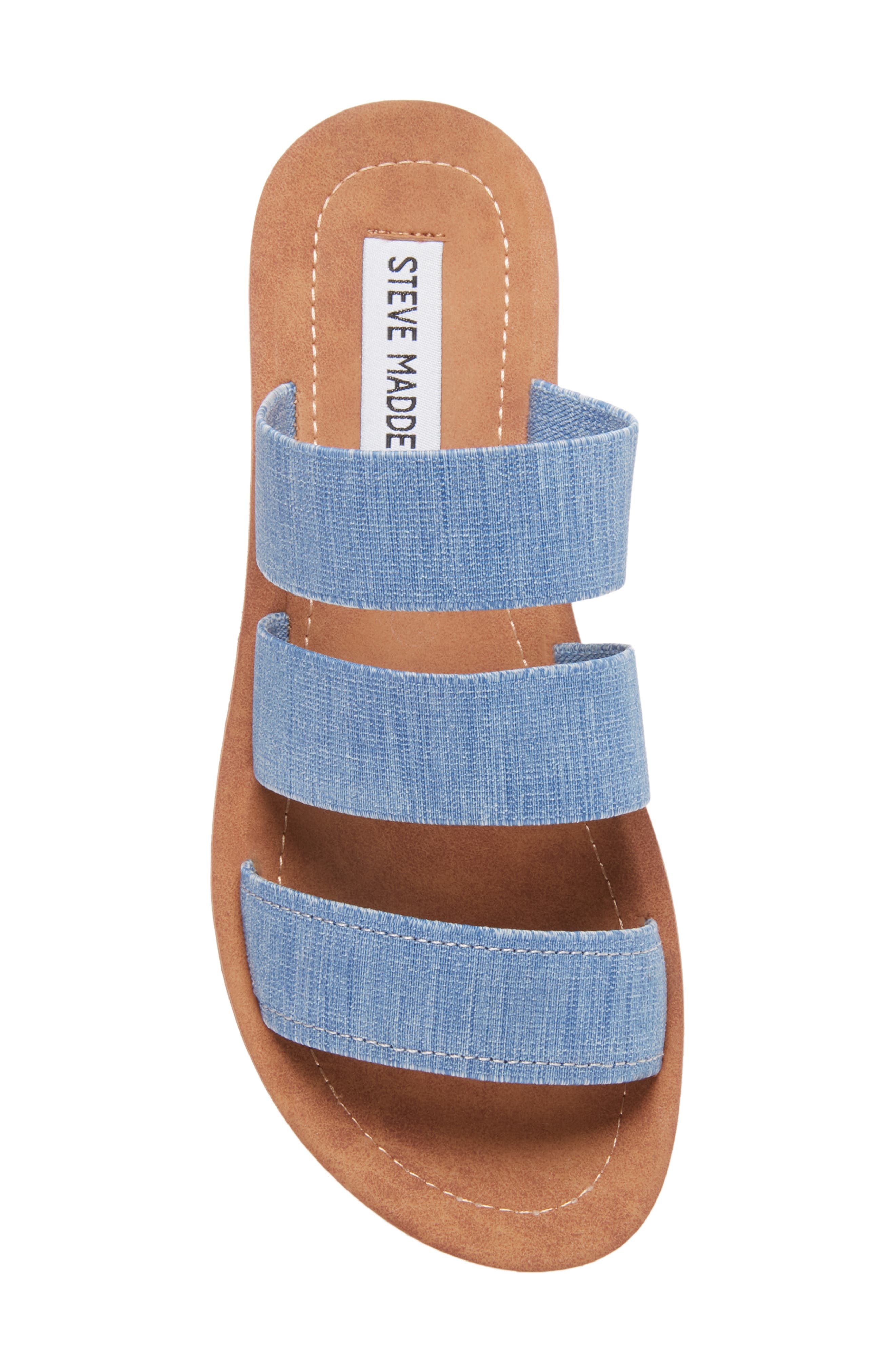 Pascale Slide Sandal, Alternate, color, DENIM