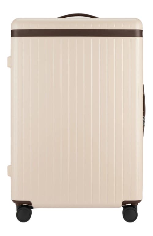 Carl Friedrik The Large Check-in Suitcase in Sand /Chocolate 