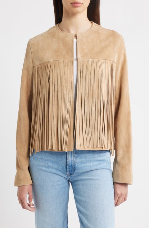 Chloe Suede Fringe Jacket