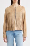 Fleurette Chloe Suede Fringe Jacket