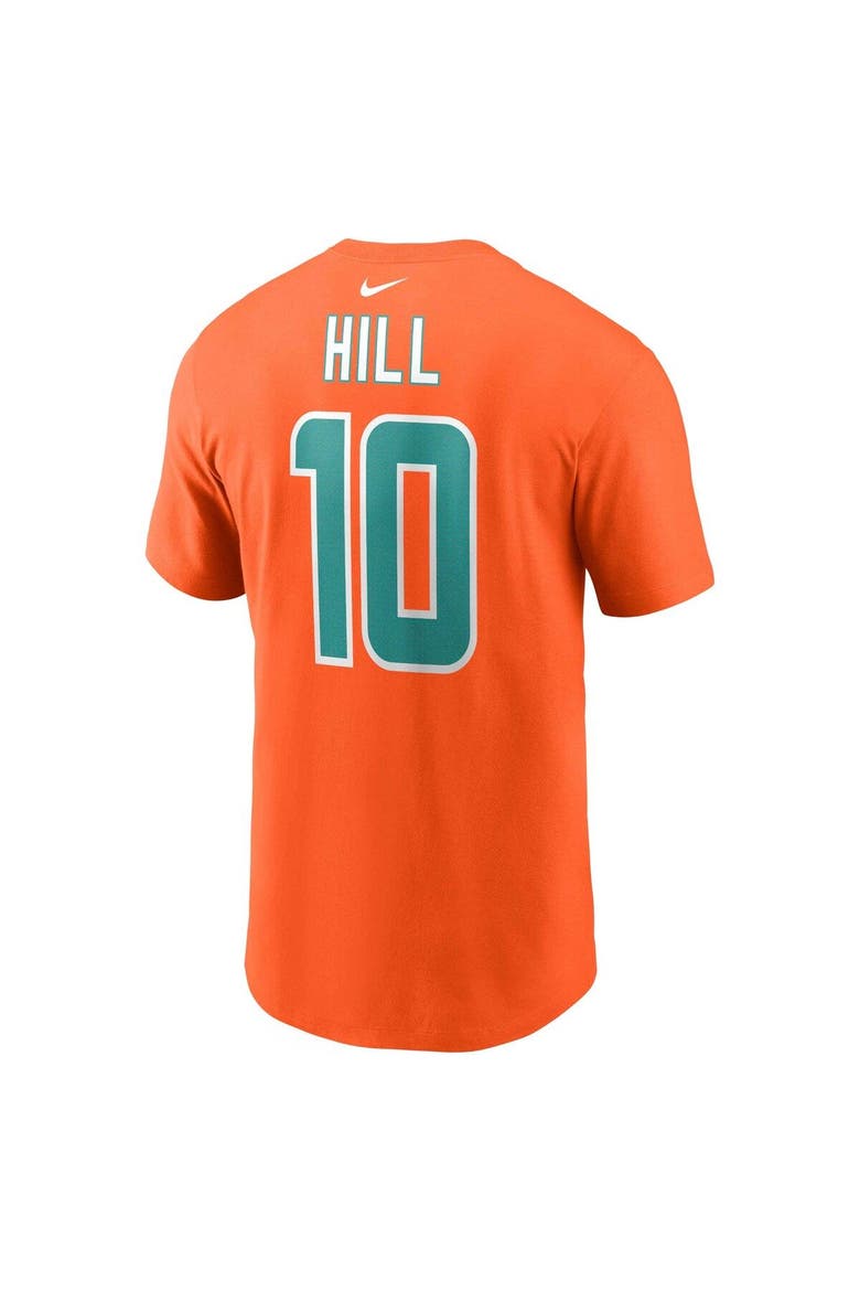 Men's Nike Tyreek Hill  Orange Miami Dolphins  Player Name & Number T-Shirt, Alternate, color, Orange