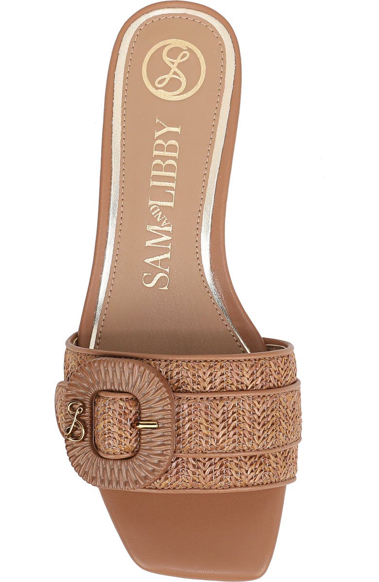 SAM & LIBBY Kandie Slide Sandal, Alternate, color, Light Cuoio Brown