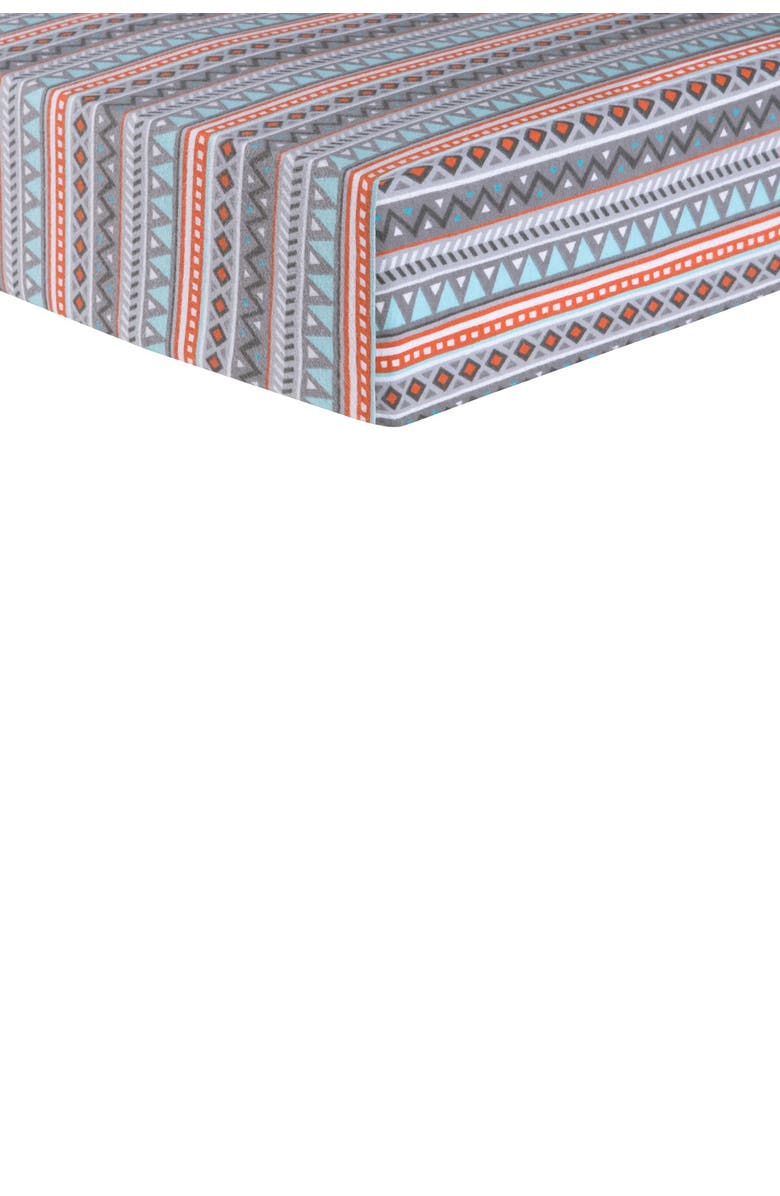 TREND LAB Moose Canoe 4-Piece Crib Bedding Set, Alternate, color, 