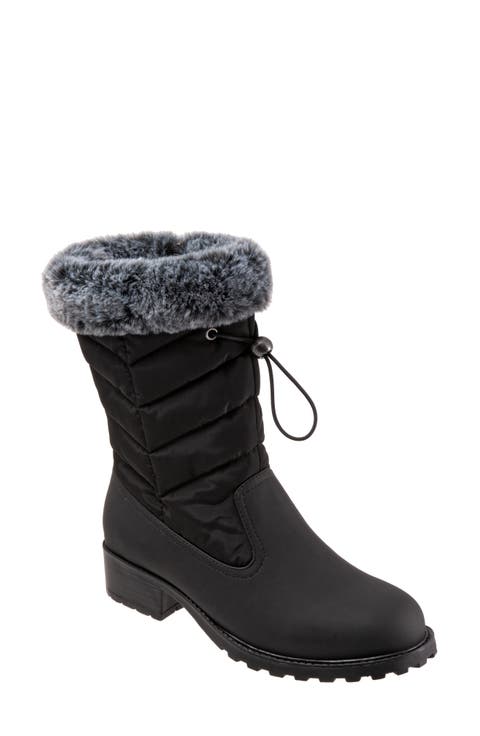 Bryce Faux Fur Trim Winter Boot (Women)