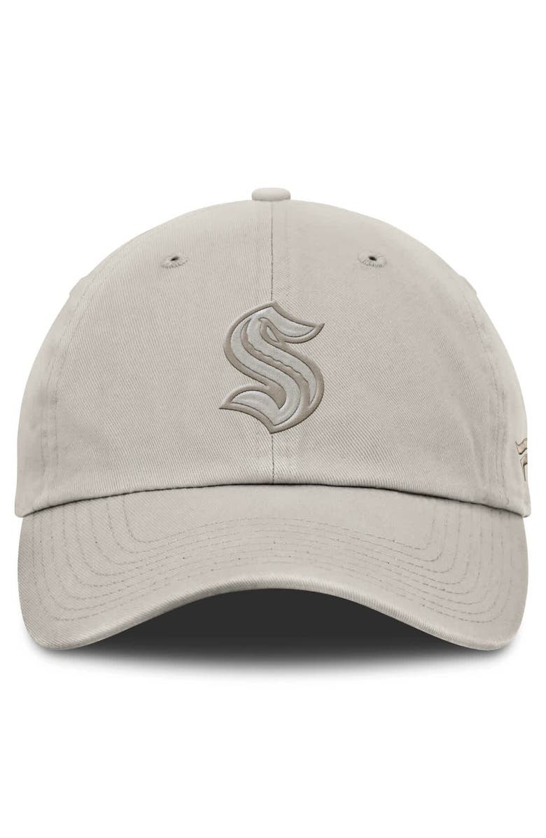 FANATICS Men's Fanatics Gray Seattle Kraken Authentic Pro Road 2 Adjustable Hat, Alternate, color, Gray