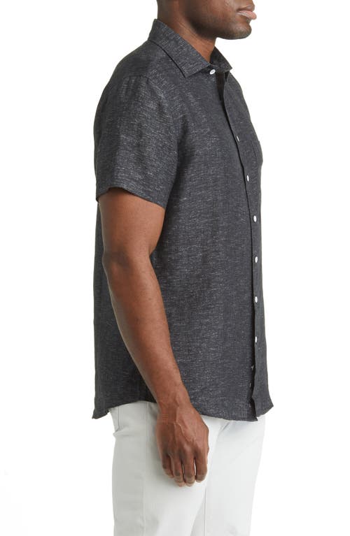 RODD & GUNN RODD & GUNN ELLERSLIE SHORT SLEEVE LINEN BUTTON-UP SHIRT