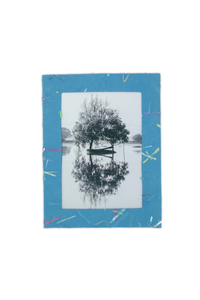 Photo Frames Handmade Upcycled Tree-Free Paper - Set of 5, Alternate, color, Multi Color