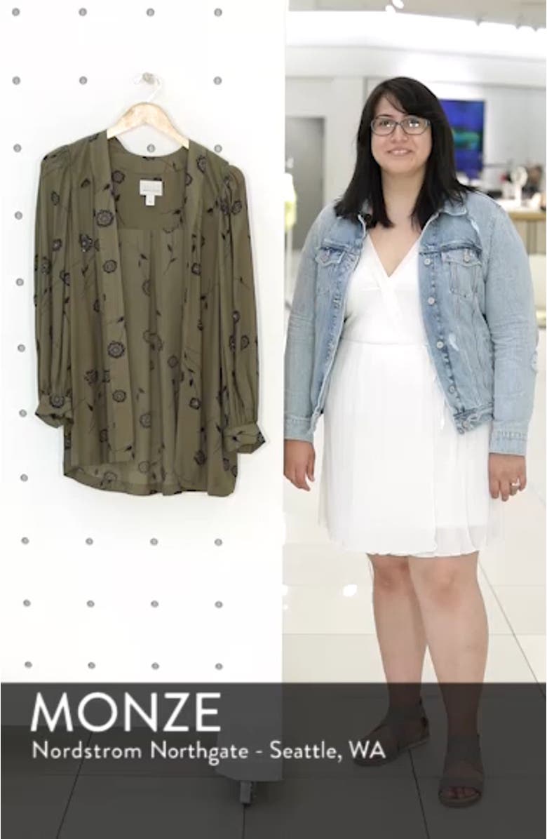 Embellished Floral Kimono, sales video thumbnail