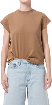 AGOLDE Long Line Bryce Cap Sleeve T-Shirt