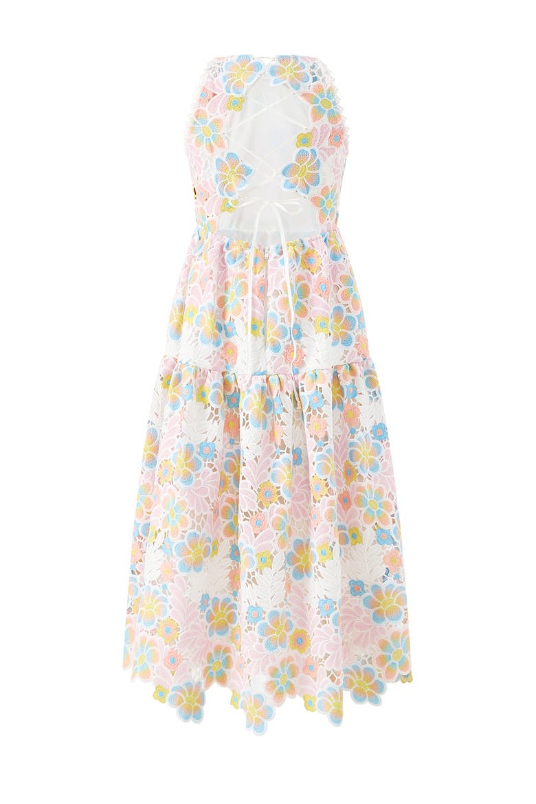 Diana Embroidered Maxi Dress, Alternate, color, Multi