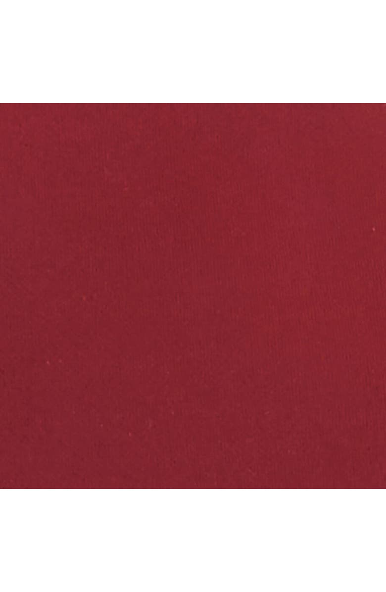 COS Bonded Scuba Knit V-Neck Bikini Top, Alternate, color, Dark Red