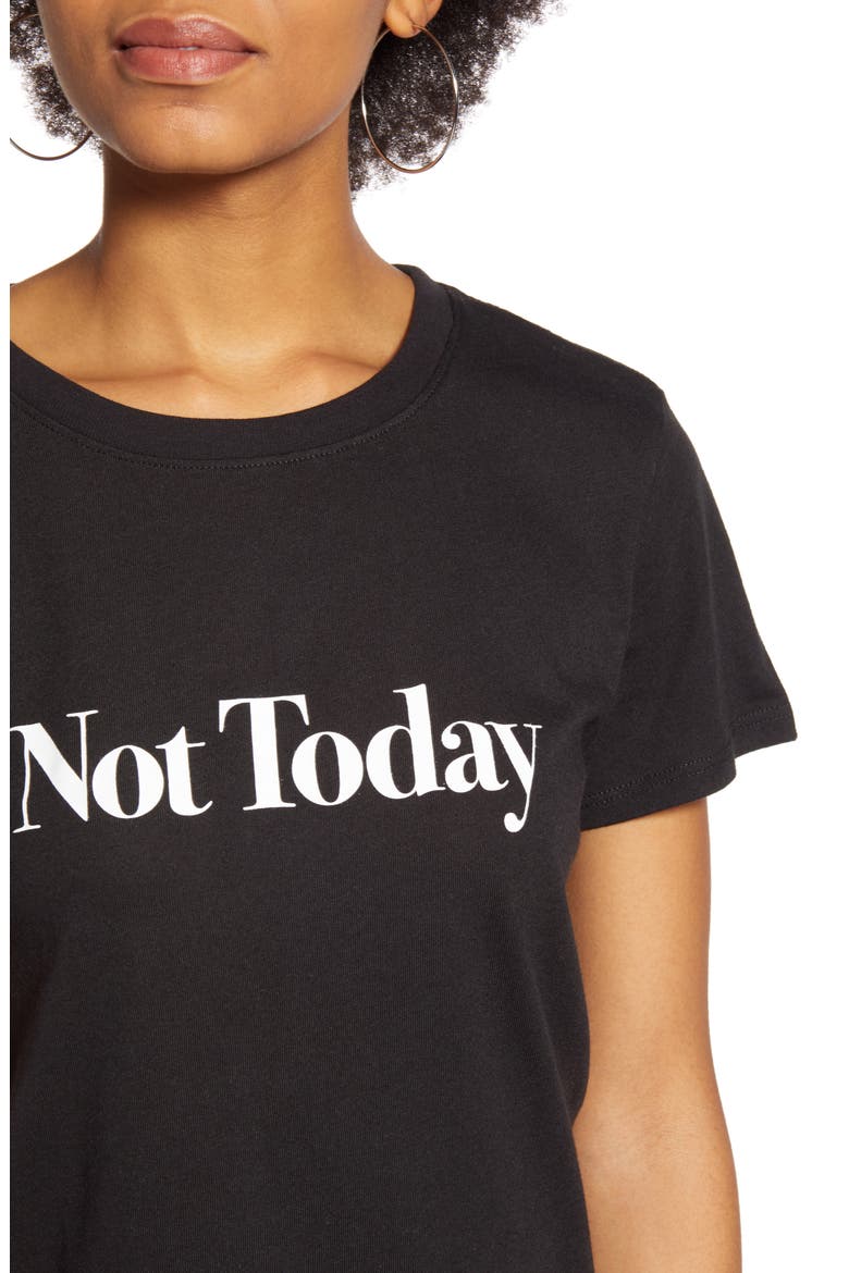 Not Today Loose Tee, Alternate, color, BLACK