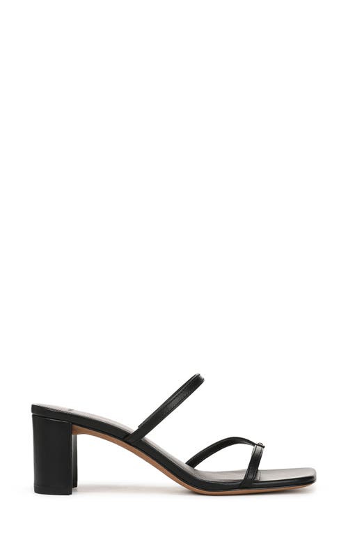 Vince Ona Leather Strappy Sandal In Black