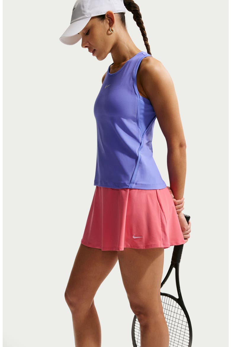 Victory Tennis Skort, Alternate, color, SEA CORAL/ WHITE