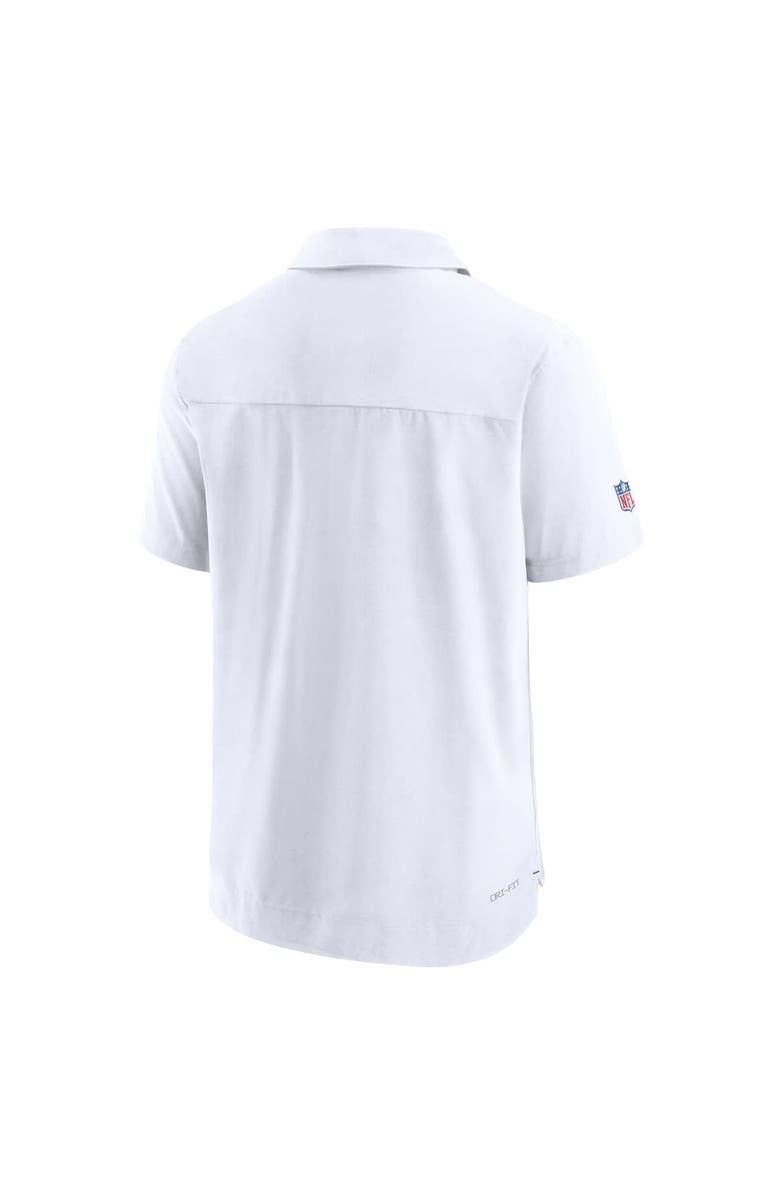 Nike Men's Nike White New England Patriots Sideline Lockup Performance Polo, Alternate, color, White
