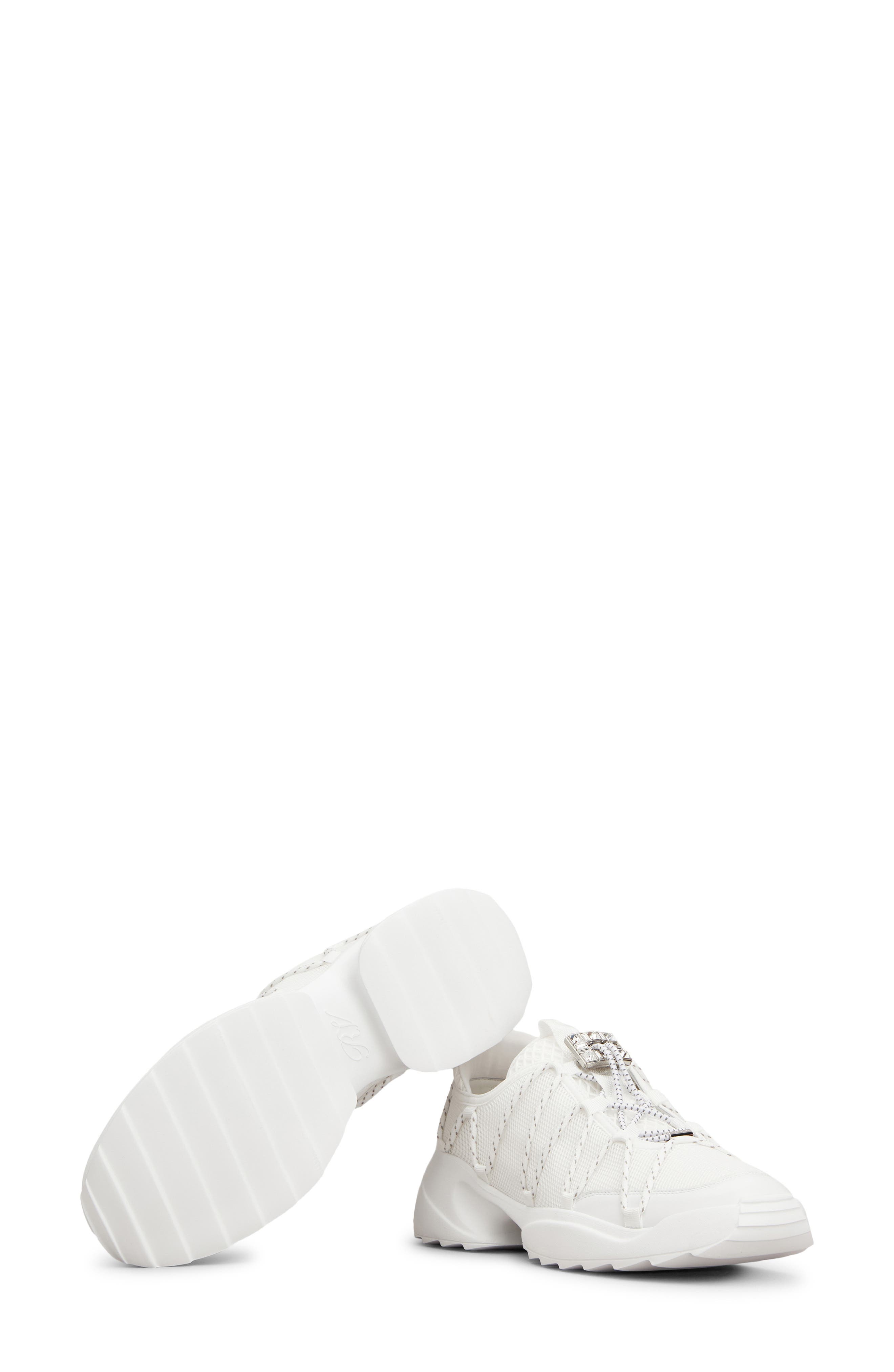 Roger Vivier Viv' Zag Sneaker, Alternate, color, Bianco