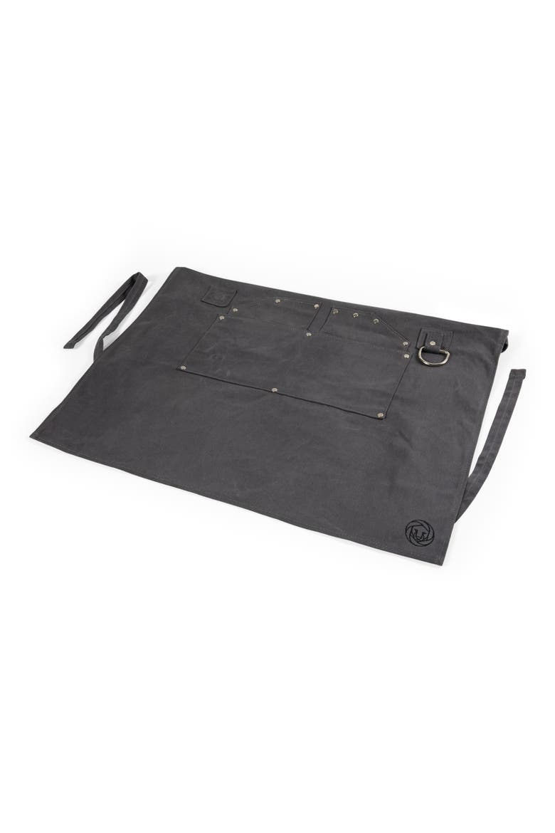 Collins Waxed Canvas Mixologist Apron, Alternate, color, GRAY