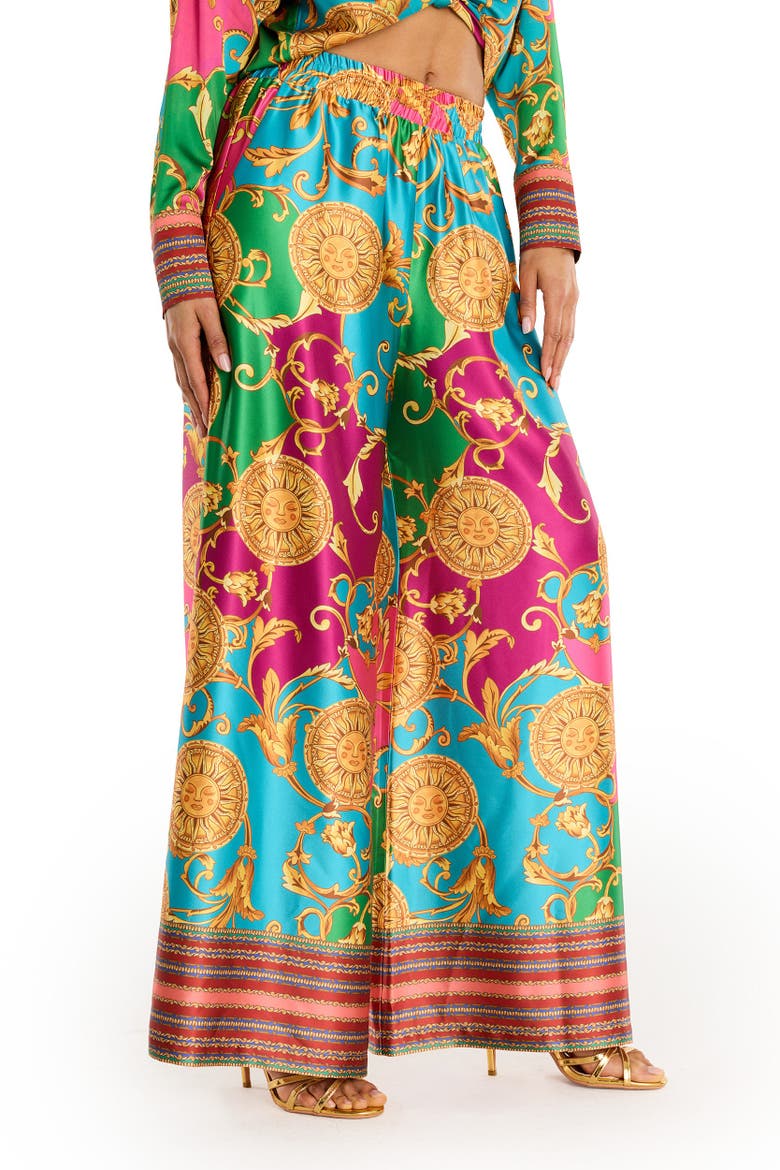 Marcia Silk Pant, Alternate, color, Dolce Sun