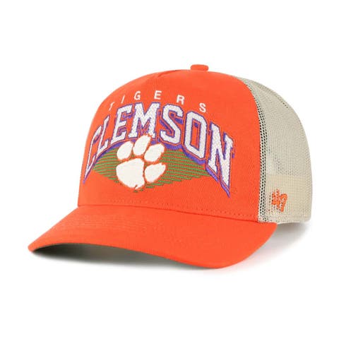 Men's '47  Orange Clemson Tigers Pomona Mesh Hitch Adjustable Trucker Hat