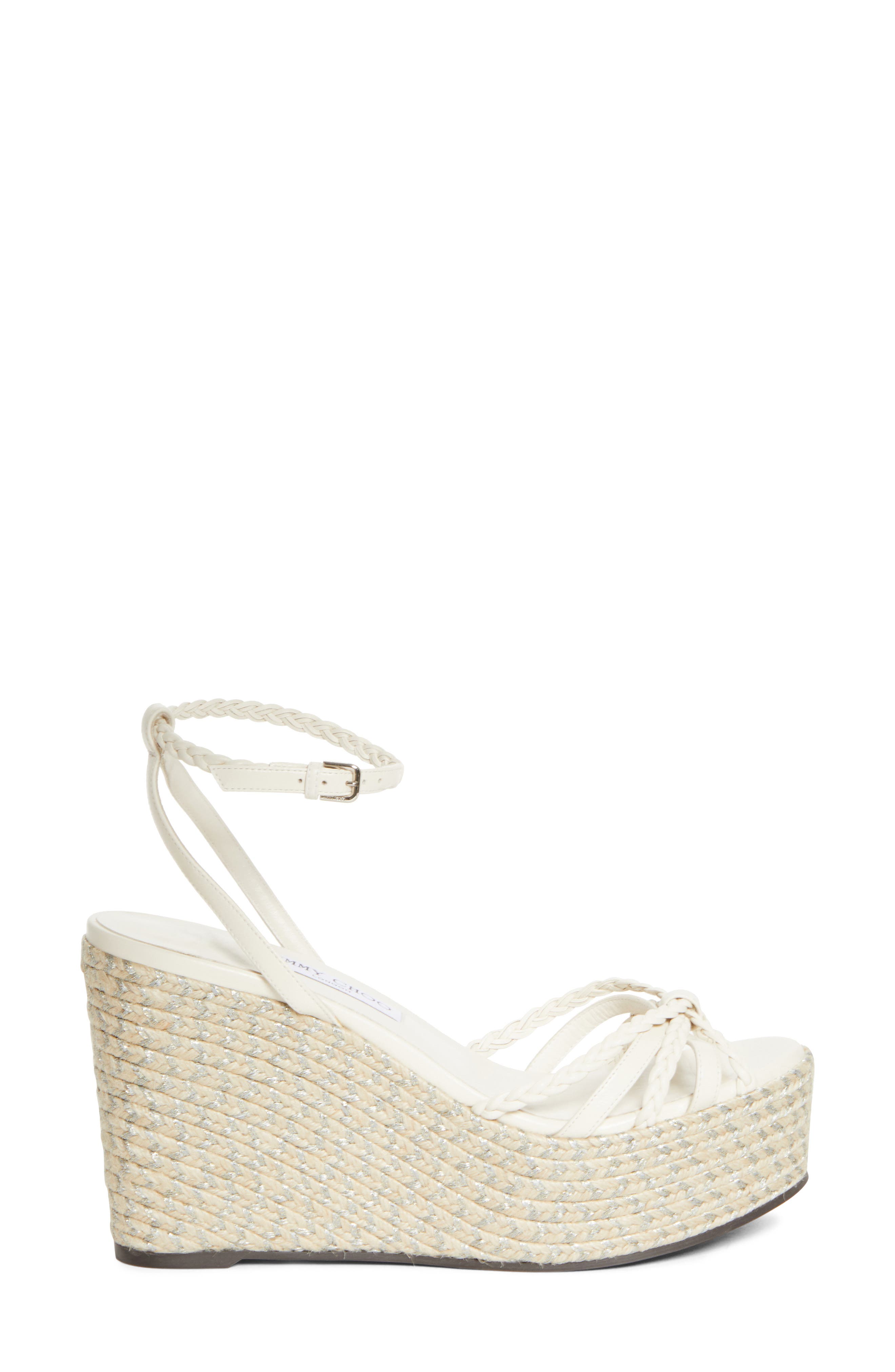 Dree Platform Espadrille Sandal, Alternate, color, LATTE