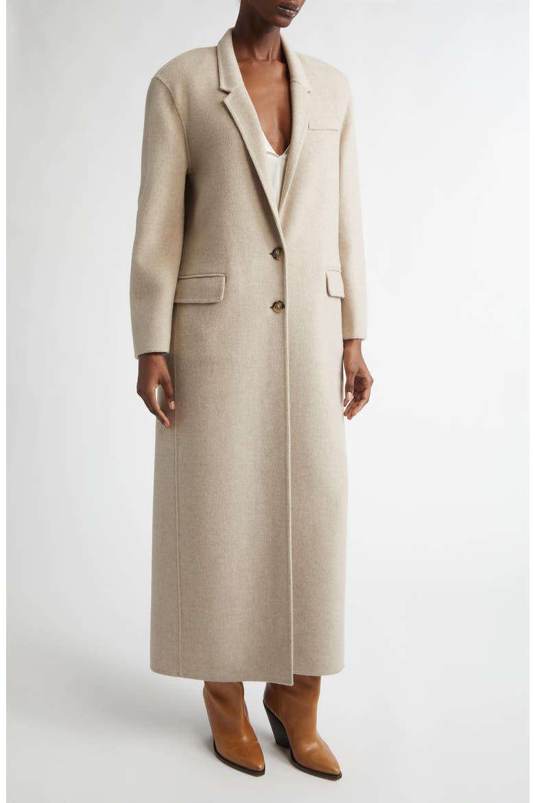 Wool & Cashmere Coat, Alternate, color, SAND