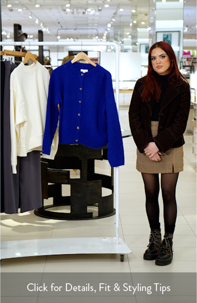 Rib Cardigan, sales video thumbnail