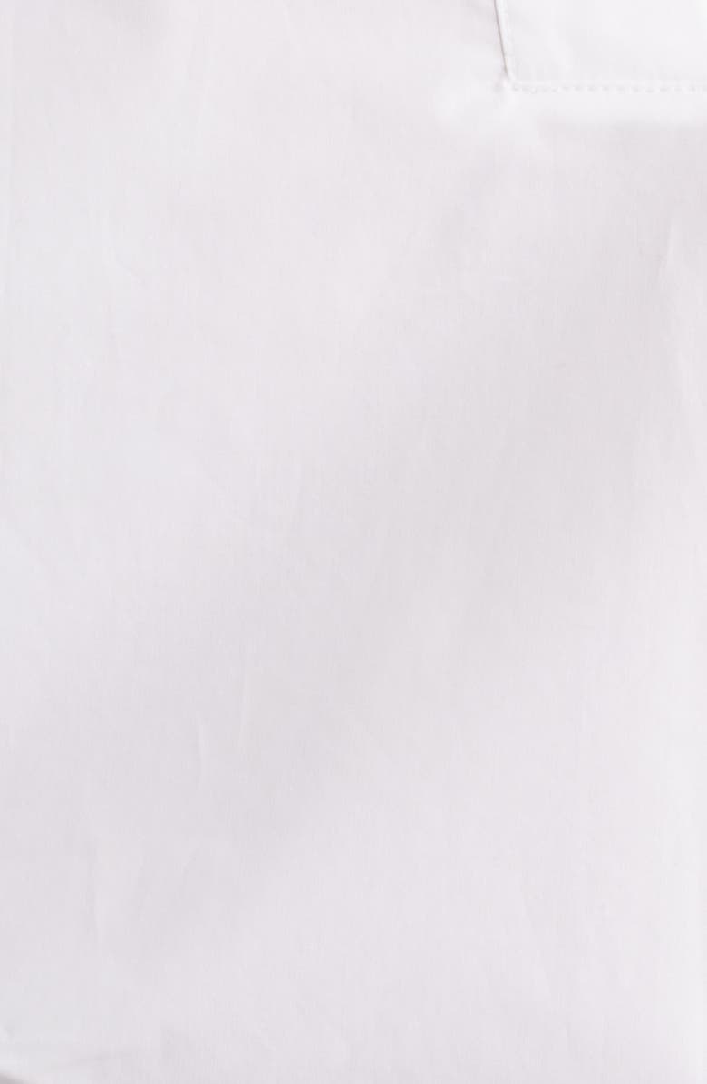 FRAME Split Neck Organic Cotton Popover Top, Alternate, color, White