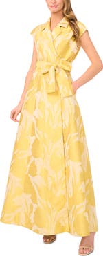 Ted Baker Jordana Floral Print Maxi Shirtdress