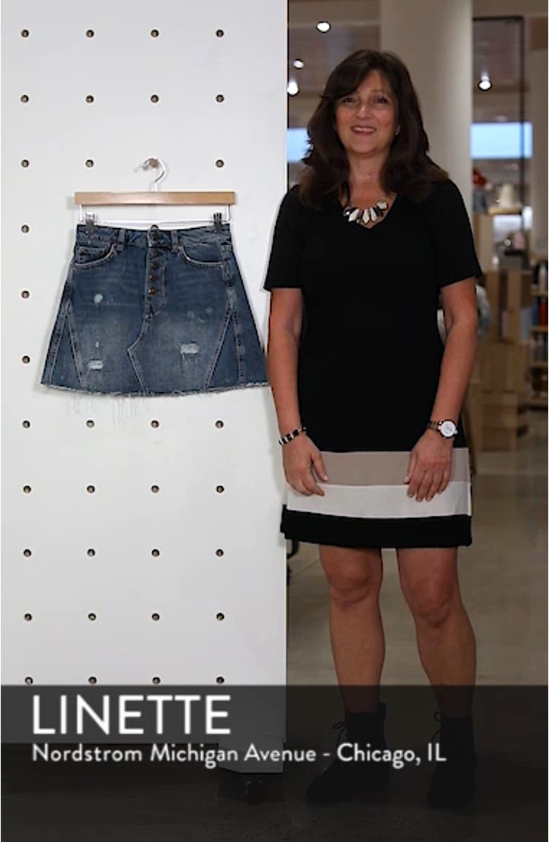 We the Free by Free People A-Line Denim Skirt, sales video thumbnail