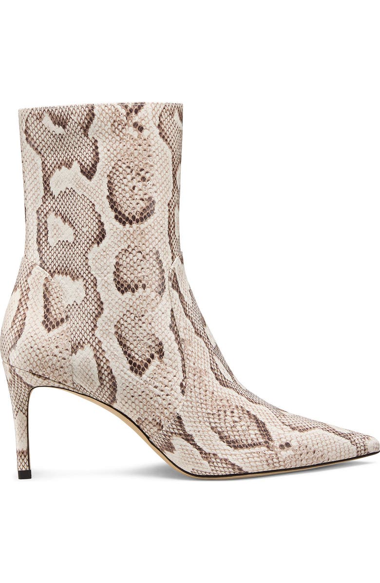 Stuart Weitzman Stuart Power Zip 75 Bootie, Alternate, color, Cream