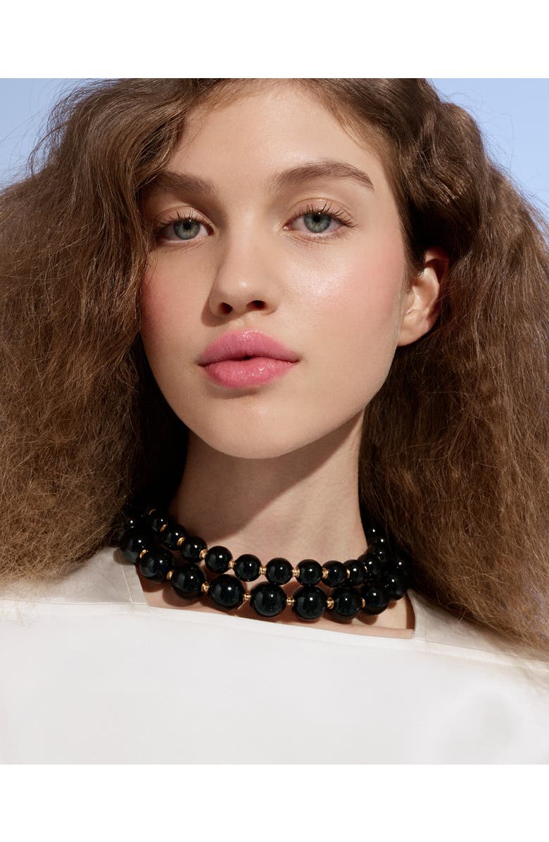 Saulė Label Siena Duo Necklace, Alternate, color, Raven