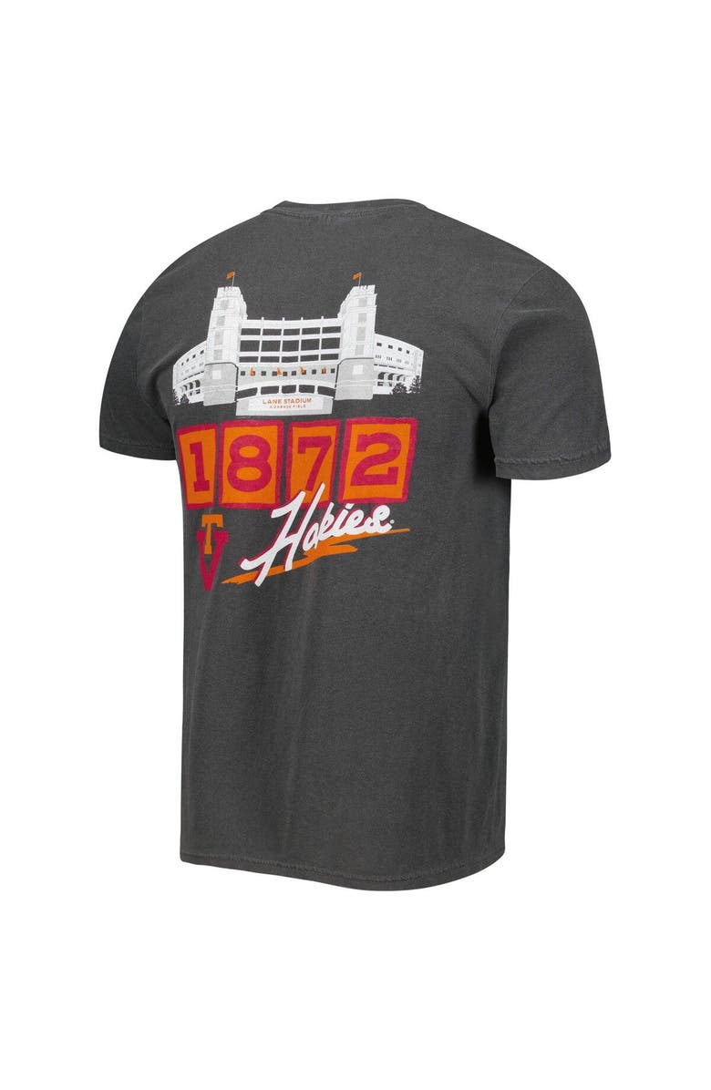 IMAGE ONE Men's Black Virginia Tech Hokies Vault Stadium T-Shirt, Alternate, color, 